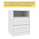 Ver imagem 4 de Mesa de Cabeceira 2 Gavetas Ripado Espresso Móveis