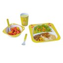 Ver imagem 2 de Kit Alimentação Bebê Turminha Animal 5 Peças Girafa - Unik