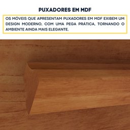 Mesa de Cabeceira 2 Gavetas Ripado Espresso Móveis - 6