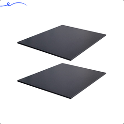 Kit 2 Prateleira Preta 70X60 Tampo Tabua Mdf  Organizadora Decoração Cozinha Quarto Banheiro Sala - 1