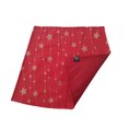 Ver imagem 4 de Jogo Americano Luxo Estrela Cadente Vermelho Dupla face 8 UN