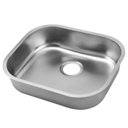 Ver imagem 2 de Cuba Inox de Embutir 40x34x12 sem Polimento Riva - 5 Peças na Embalagem