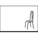Ver imagem 5 de Conjunto Mesa Tubular com 6 Cadeiras Atenas Prata/Tubos Martelado/Estofados Fundo Branco/Flo