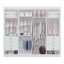 Ver mais imagens de Guarda-roupa Casal MDF 08 Portas Império Ripado