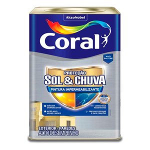 Tinta Impermeabilizante Sol e Chuva Imensidão Cinza 16l