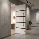 Ver imagem 3 de Porta Frisada Arch White HDF 4 Frisos Ctb-06