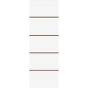 Ver imagem 1 de Porta Frisada Arch White HDF 4 Frisos Ctb-06