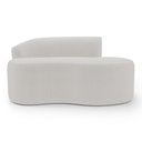 Ver mais imagens de Kit 02 Sofás Orgânicos Living Bob 145cm 02 Lugares com 02 Almofadas Bouclê Off White - Desk Design