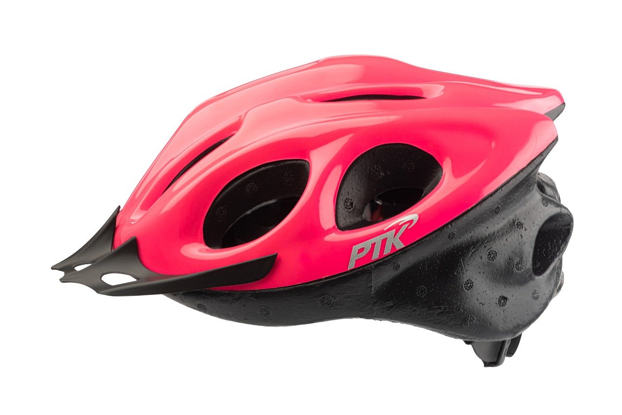 Capacete Ciclismo Mtb Speed Uso Adulto com Regulagem de Tamanho Rosa Ptk Flash - 1