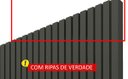 Ver imagem 6 de Painel para Tv 2.3 Ripado com Led Nobre Grafite - Gelius Móveis