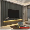 Ver imagem 3 de Painel para Tv 2.3 Ripado com Led Nobre Grafite - Gelius Móveis