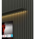 Ver imagem 5 de Painel para Tv 2.3 Ripado com Led Nobre Grafite - Gelius Móveis