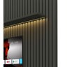 Painel para Tv 2.3 Ripado com Led Nobre Grafite - Gelius Móveis - 5