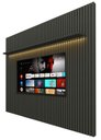 Ver imagem 1 de Painel para Tv 2.3 Ripado com Led Nobre Grafite - Gelius Móveis