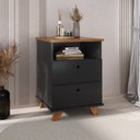 Ver imagem 2 de Gaveteiro Retrô e Multifuncional com 2 Gavetas 1 Nicho Day