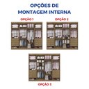 Ver imagem 7 de Guarda-Roupa Casal 100% MDF 8 Portas 8 Gavetas Império Cinamomo