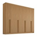 Ver imagem 4 de Guarda-Roupa Casal 100% MDF 8 Portas 8 Gavetas Império Cinamomo