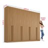 Guarda-roupa Casal MDF 08 Portas Império - 5