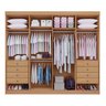 Guarda-roupa Casal MDF 08 Portas Império - 8