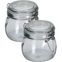 Ver imagem 2 de Pote de Vidro Hermético Tampa Conserva com Vedação de 500ml