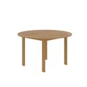 Ver imagem 5 de Conjunto de Mesa Redonda e 4 Cadeiras Dobráveis Aster Yescasa Marrom/Madeira