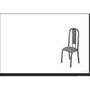 Ver imagem 5 de Conjunto Mesa Tubular com 6 Cadeiras Atenas Prata/Tubos Martelado/Estofados Mosaico Branco Pre