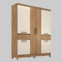Ver imagem 2 de Guarda-roupa Casal 6 Portas Mauá