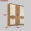 Ver imagem 5 de Guarda-roupa Casal 6 Portas Mauá