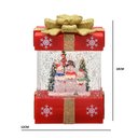 Ver imagem 3 de Caixa Presente Natal com Luz e Mov em Agua B de Neve 18cm