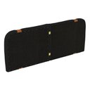 Ver imagem 4 de Cabeceira Painel Orgânico Cama Box Casal Padrão Flay 140cm Dobrável Bouclé Preto - Desk Design
