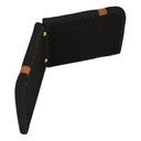 Ver imagem 3 de Cabeceira Painel Orgânico Cama Box Casal Padrão Flay 140cm Dobrável Bouclé Preto - Desk Design