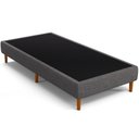 Ver imagem 1 de Base para Cama Box Solteiro 88cm Sleep W01 Linho Cinza Escuro - Lyam Decor