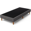 Ver imagem 3 de Base para Cama Box Solteiro 88cm Sleep W01 Linho Cinza Escuro - Lyam Decor