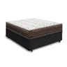 Cama Box Baú com Colchão de Casal Ortobom D45 Iso 150 138x188x60cm - 1