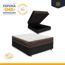 Ver imagem 2 de Cama Box Baú com Colchão de Casal Ortobom D45 Iso 150 138x188x60cm