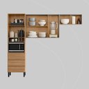 Ver imagem 4 de Cozinha Compacta 5 Portas 1 Porta Basculante 3 Gavetas Lazuli