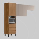 Ver imagem 2 de Cozinha Compacta 5 Portas 1 Porta Basculante 3 Gavetas Lazuli