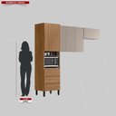 Ver imagem 6 de Cozinha Compacta 5 Portas 1 Porta Basculante 3 Gavetas Lazuli