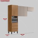 Ver imagem 5 de Cozinha Compacta 5 Portas 1 Porta Basculante 3 Gavetas Lazuli