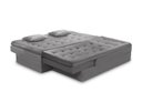 Ver imagem 6 de Sofá Cama King 5 Lugares 2,70m Agnes Suede Rover & Beato