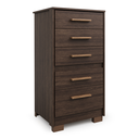 Ver imagem 2 de Cômoda 5 Gavetas 104,5 x 55 cm Primacy Marrom/Capuccino Wood