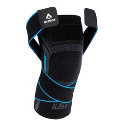 Joelheira de Compressão Com Faixa Ajustável Sense 3.0 - para todo tipo de esporte:Azul/P/Unissex - 5