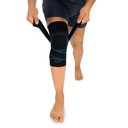Ver imagem 4 de Joelheira de Compressão Com Faixa Ajustável Sense 3.0 - para todo tipo de esporte:Azul/P/Unissex