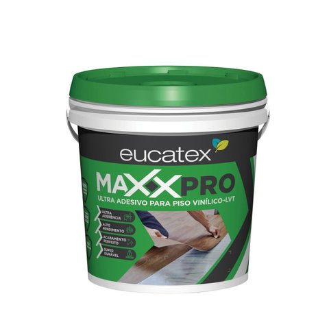 Cola para Piso Vinilico 4kg Maxx Pro Ultra Lvt Eucatex Bege Eucafloor