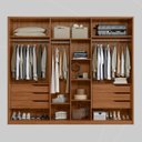 Ver imagem 3 de Guarda Roupa Casal 6 Portas Atrice Móveis