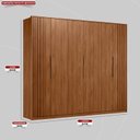Ver imagem 4 de Guarda Roupa Casal 6 Portas Atrice  Móveis