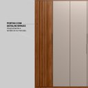 Ver mais imagens de Guarda Roupa Casal Atrice 6 Portas com 2 Portas Ripado