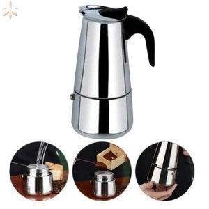 Cafeteira Expresso Italiano 9 Xícaras Aço Inoxidável