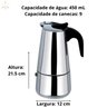 Cafeteira Expresso Italiano 9 Xícaras Aço Inoxidável - 3
