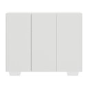 Ver imagem 6 de Gabinete Banheiro 3 Portas 90cm Multimóveis V5031 Branco